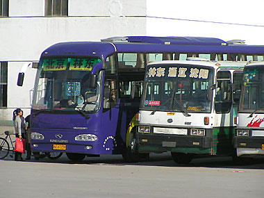 北京行きの寝台バス